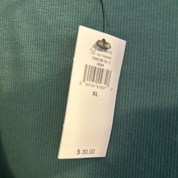 Green Ribbed Tank Top - Picture 3 of 6